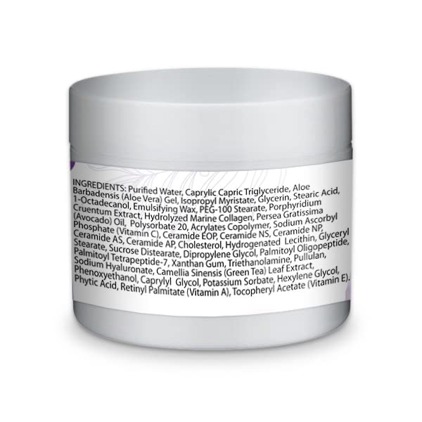 ANTI AGING HAND CREAM - 2 Month Supply - Help Soften, Smooth, & Protect Hands & Cuticles with Vitamin A, Vitamin C, Vitamin E, Collagen, & Ceramides - Promote Younger Looking Skin - Dry Skin Relief