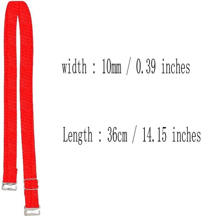 3 Pairs Adjustable Non-Slip Bra Straps Replacement for Women