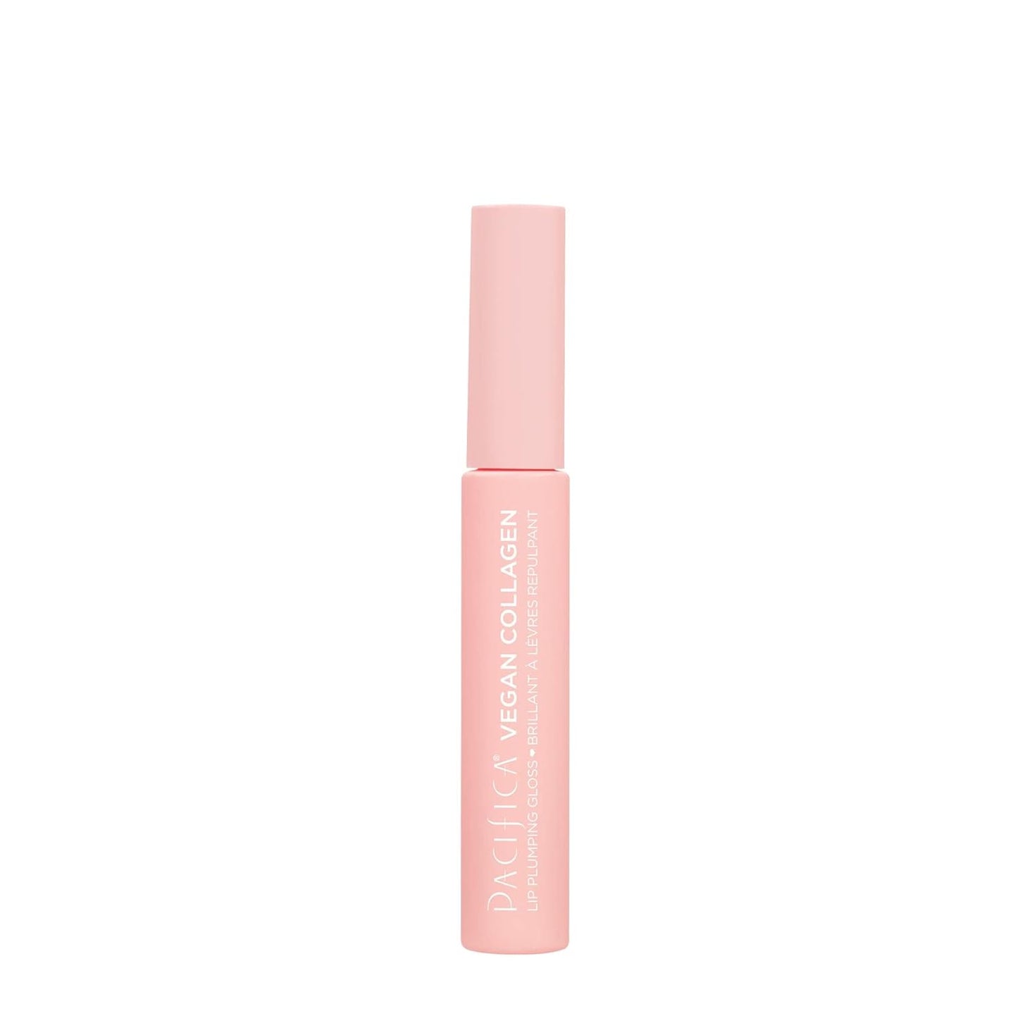 Pacifica Vegan Collagen Lip Plumping Gloss – Hydrating Lip Plumper with Peptides, Coconut & Vitamin E, High Shine Non-Sticky, Clean Vegan, 0.22 fl oz