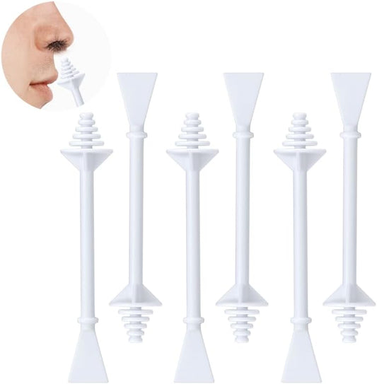 SUERBEATY 60 Pcs Nose Wax Sticks, Hair Wax Applicator with Disposable Spatulas for Nostril Cleaning, Ear Face Hair Removal for Men Women, Painless