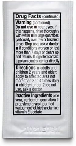 Burn Free Pain Relieving Gel Single Use Packet 12 Pack/Cools, Soothes, Moisturizes, Relieves Pain/for All Minor Burns Including Sunburn / 12 x 1/8 Ounce