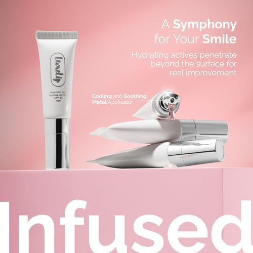 Tinted Lip Balm Elixir for OIder Women, Hydrating Vegan Lip Care with Sheer Color & Moisturizing Glow – Non-Sticky Nourishing, Lip Plumping Treatment for Soft, Smooth Lips (Strawberry 10ml)