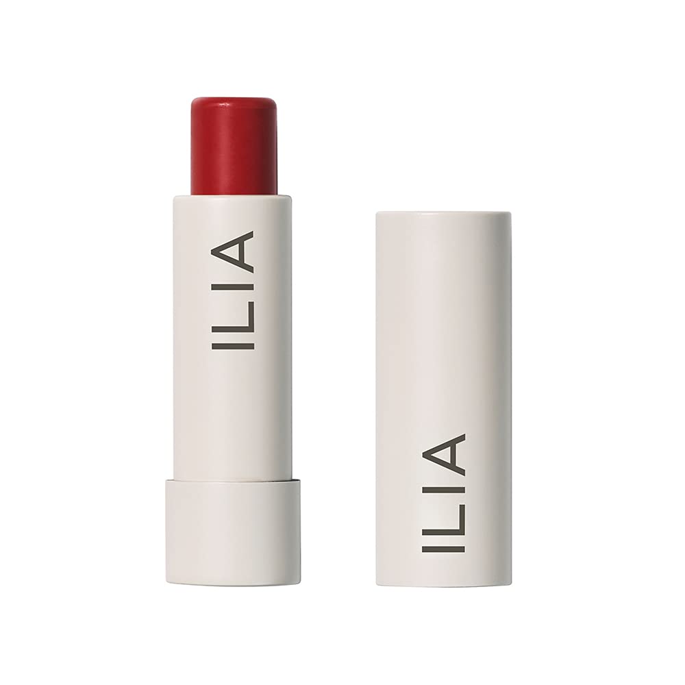 ILIA - Balmy Tint Hydrating Lip Balm | Buildable Lip Color + Soft Shine | Nourish + Moisturize with Shea Butter & Rosehip Seed Oil | Vegan, Clean, Cruelty-Free Makeup (Heartbeats, 0.15 oz | 4.4 g)