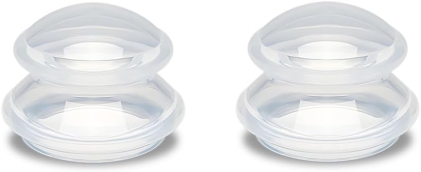Silicone Cupping kit for Massage Therapy, Professionally Massage Cup for Body Sculpt Cup (Clear, M*2 Cups)