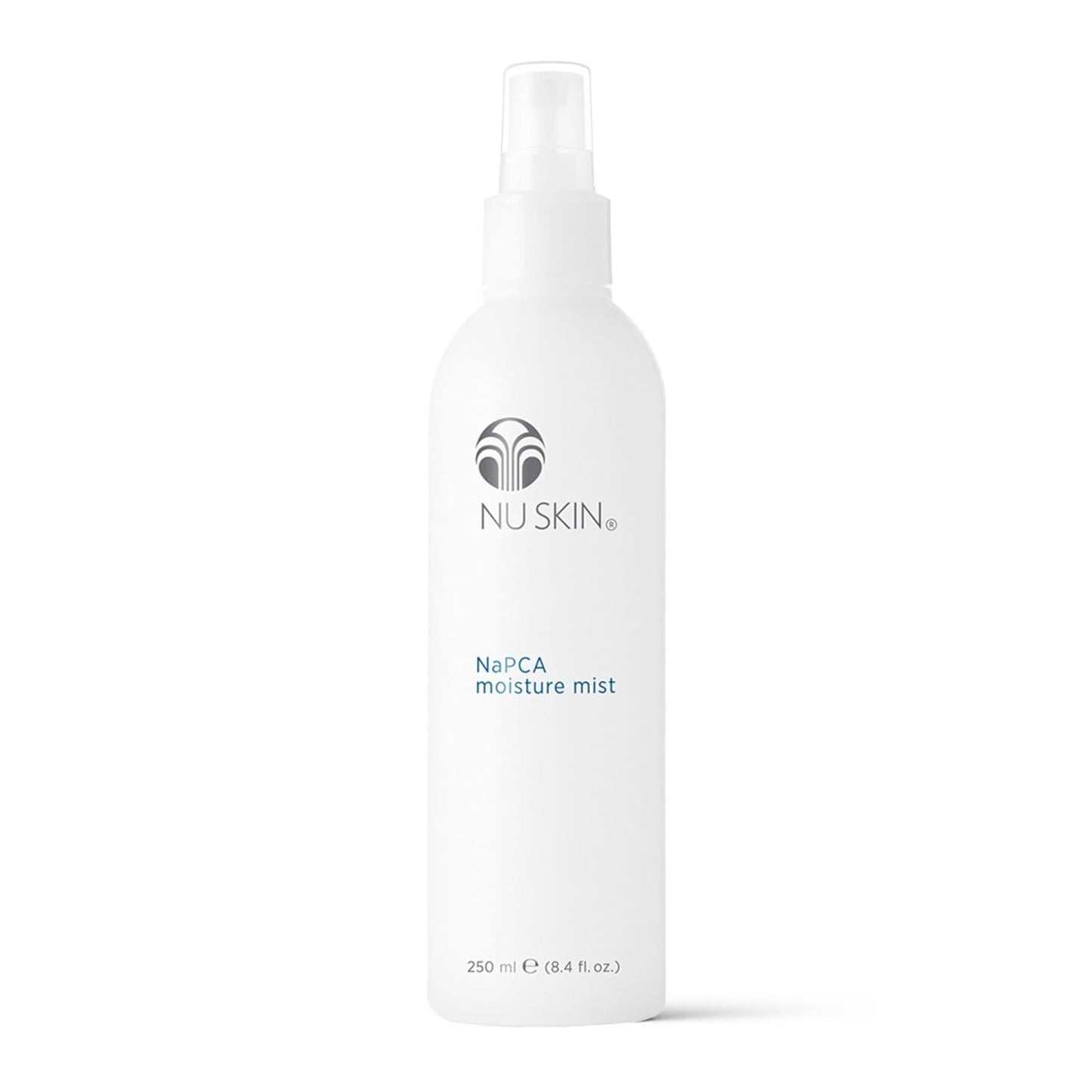 Nu Skin NaPCA Moisture Mist | Revitalizing Moisturizer & Cooling Mist with Hyaluronic Acid | Hydrating Spray for Face, Body & Hair | Sodium PCA for All Skin Types | 8 oz | 1 Pack