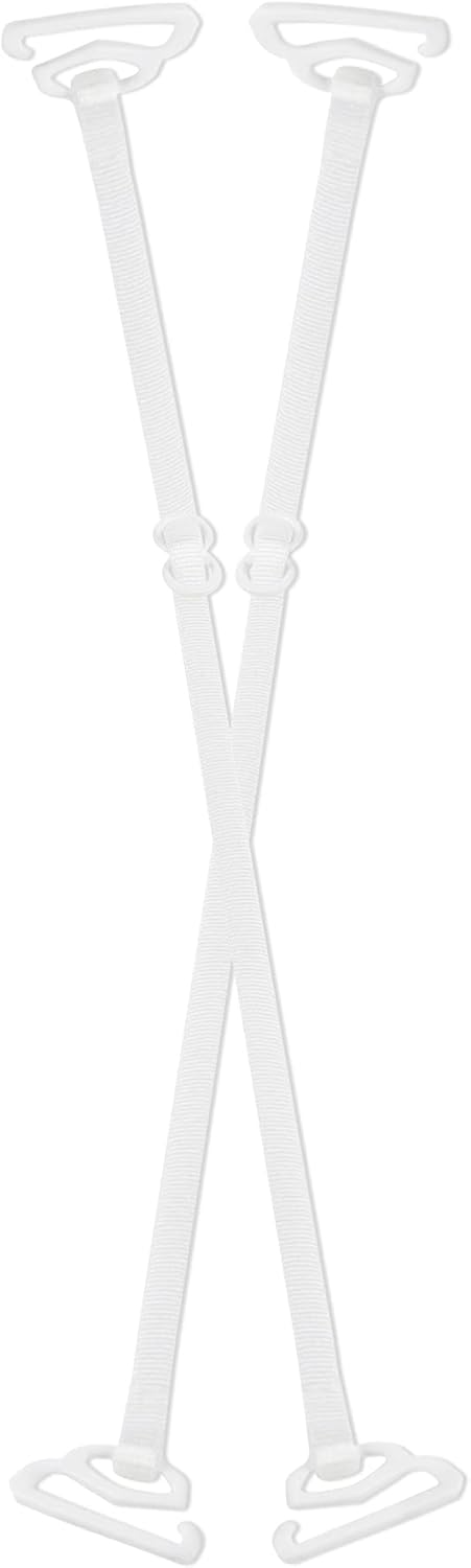 Magicmode 3 Pairs Bra Strap Replacement Elastic Adjustable Removable Multi Color