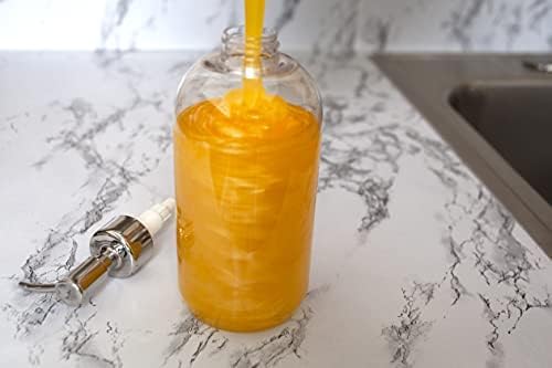 Antibacterial Hand Soap- Mango Scented Moisturizing Pearlized Liquid Hand Wash - Six 1/2 Gallon (64 oz.) Bulk Refill Jugs [Case of Six (384 oz)]. Mango Scented. Non-Toxic. Made In The USA