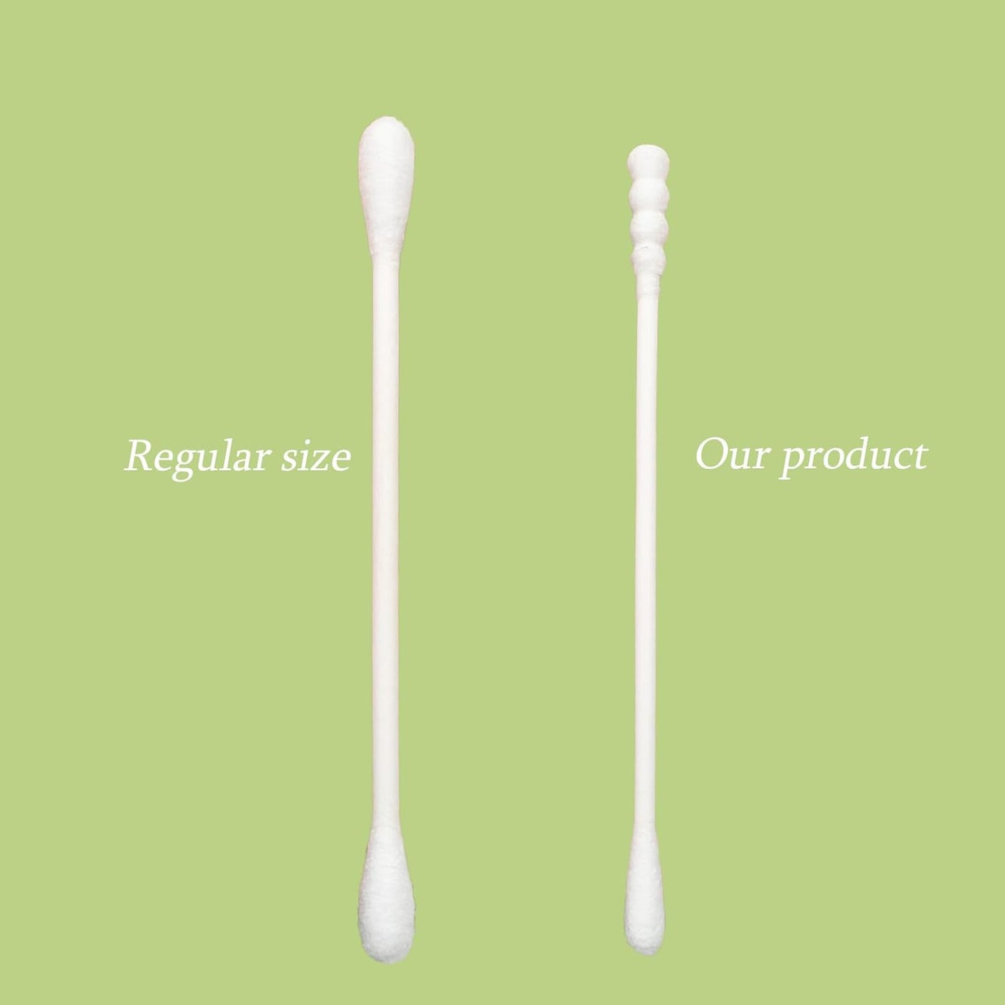 1000 Count Mini Cotton Swabs, Spiral/Round Cotton Swab with Paper Stick for Personal Care and Cleaning