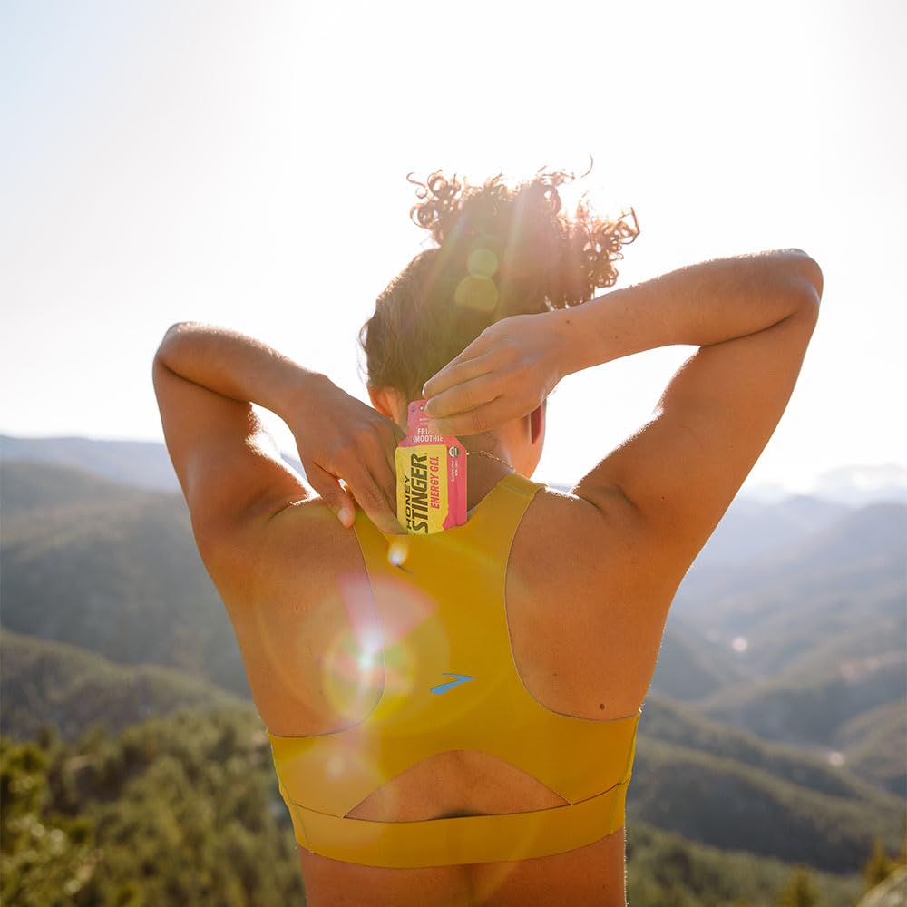 Honey Stinger Energy Gel Variety Pack 12 Packs Each of Gold and Organic Fruit Smoothie Gluten Free & Caffeine Free Sports Nutrition for Home & Gym, Pre and Mid Workout