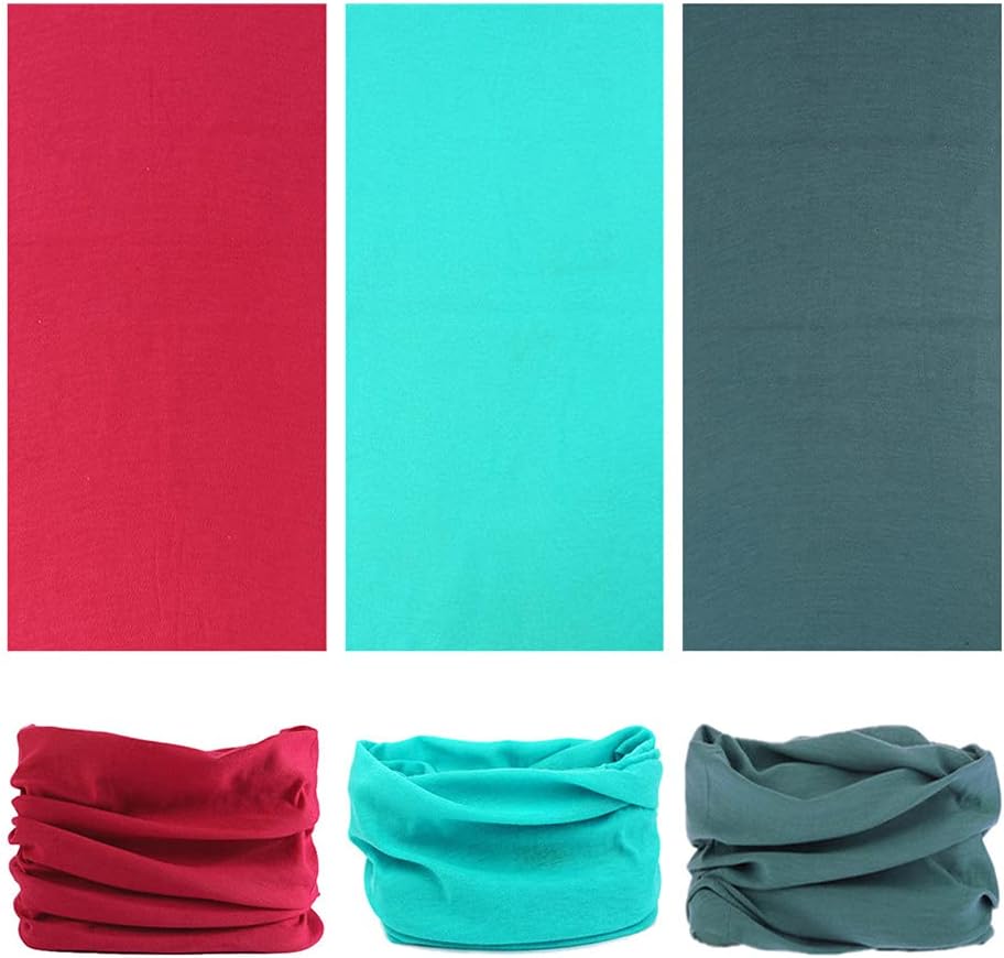 Headband Neck Gaiter Head Wrap Headwear Face Mask Magic Scarf Bandana for Men and Women