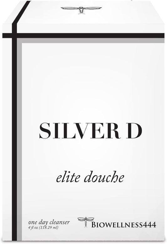 Silver D Elite Vaginal Douche with Colloidal Silver & Tea Tree Oil – Monthly Maintenance 1-Day Cleanser