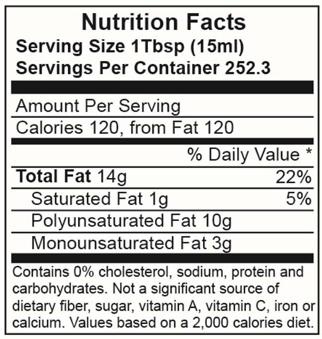 Baja Precious - Grapeseed Oil, Case of 4 X 1 Gallon Jugs