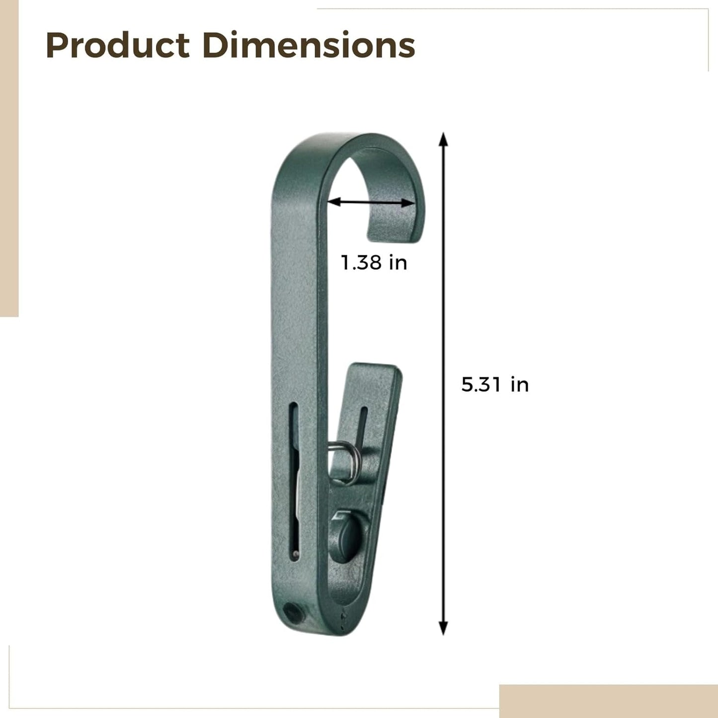 Large Clothes Pins Towel Clips 12 Pcs, Large Shower Curtain Hooks, Plastic Hanging Clips for Bathroom Shower Curtain Laundry