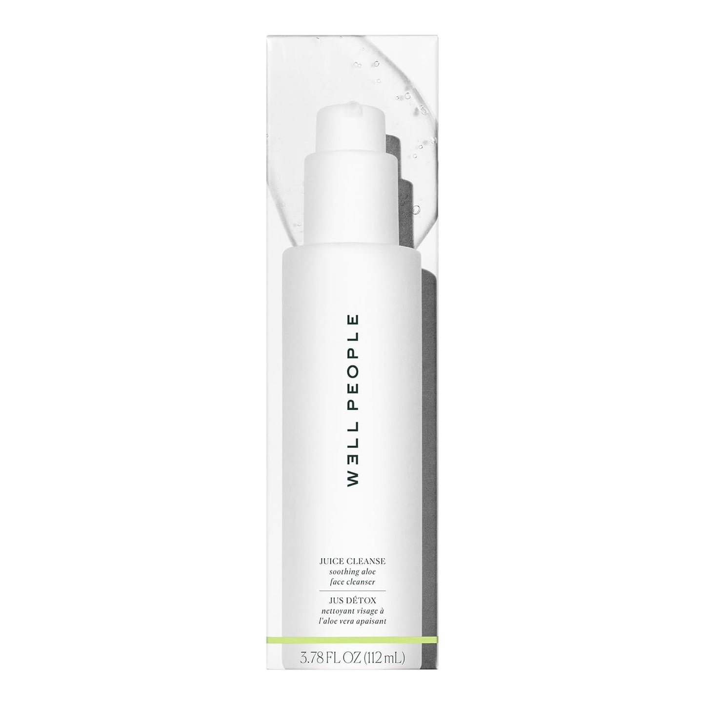 Well People Juice Cleanse Soothing Aloe Face Cleanser, Nourishing Gel-based Cleanser For All Skin Types, Softens & Hydrates Skin, Vegan & Cruelty-free