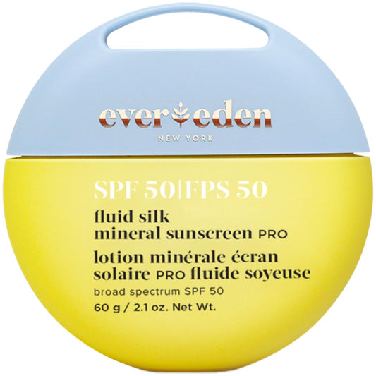 Evereden SPF50 Fluid Silk Mineral Kids Sunscreen: Clean Cooling Non-Nano UVA, UVB, & IR Protection for Sensitive Skin - Sheer, Lightweight, & Waterproof for Up to 40 Mins - Beach Day Toddler Sunscreen