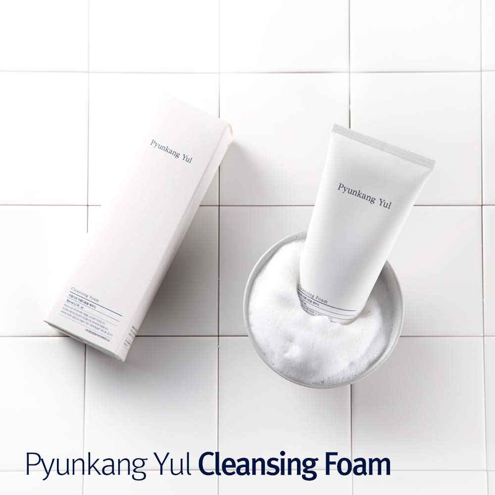 PYUNKANG YUL Cleansing Foam - Korean Facial Wash for All Skin Types - Zero-irritation Face Washer extracted from Coconut - Moisturized Skin & Creating Moisture Barrier after Cleansing - 5.1 Fl. Oz