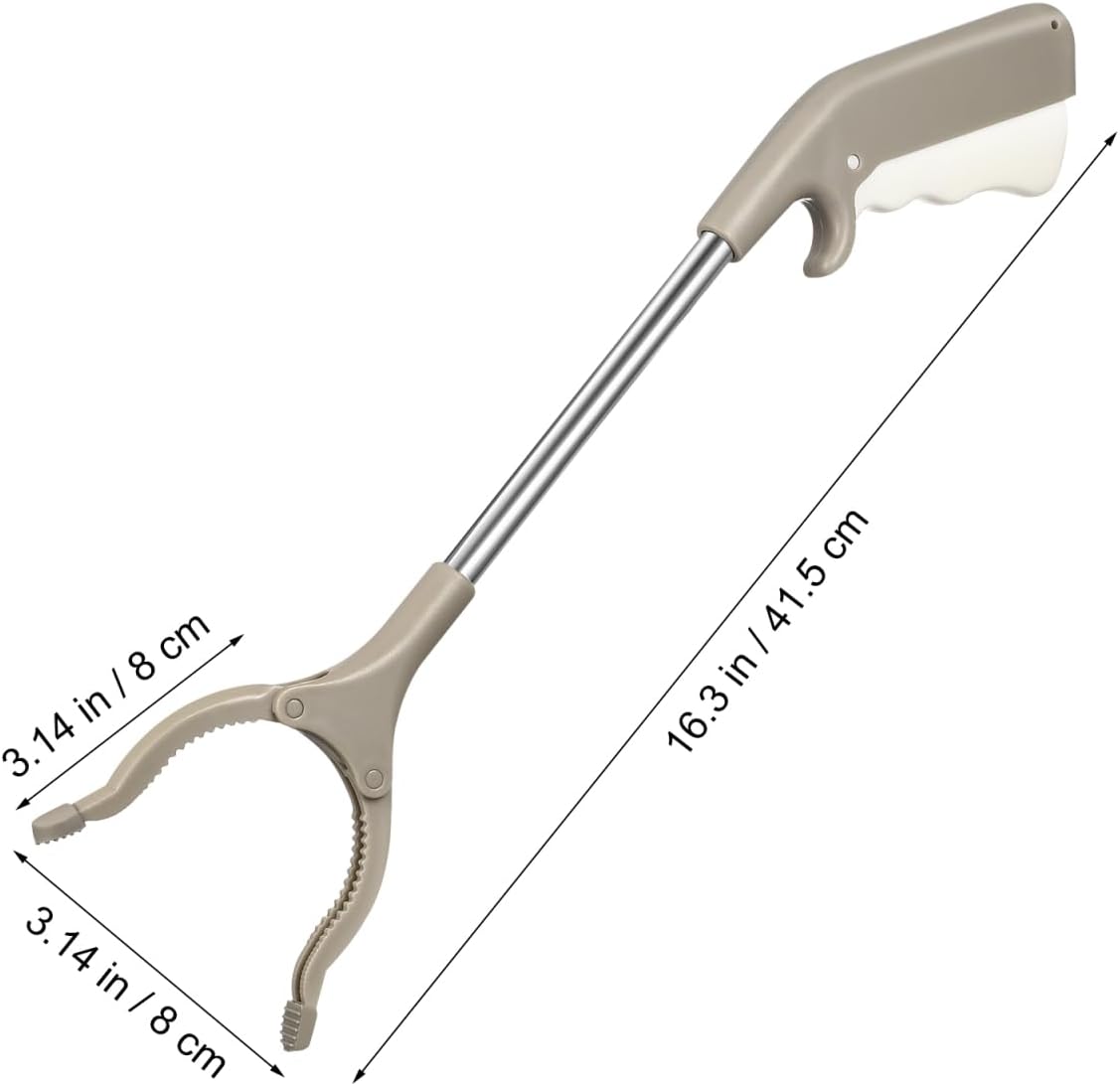 Amosfun Grabber Reacher Tool Lightweight Trash Claw Reacher Grabber Pickup Collector Tool with Non- Slip Handle 15.8 Inch Long