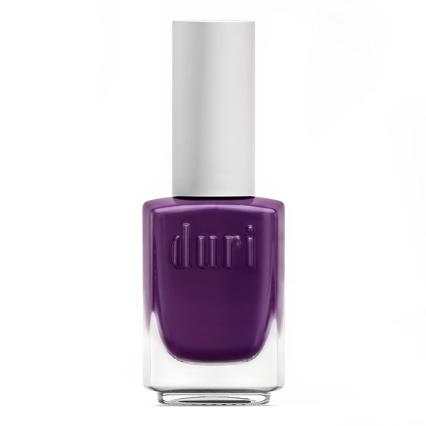 duri Nail Polish, 496 Twist, Purple Plum, Full Coverage, Glossy Finish, Quck Drying, 0.45 Fl Oz