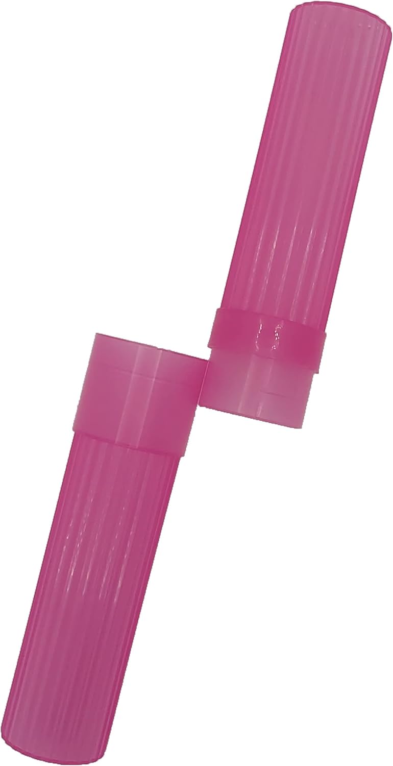 Toothbrush Holder (Pink) - Made in The USA. W/Ventilation Holes.