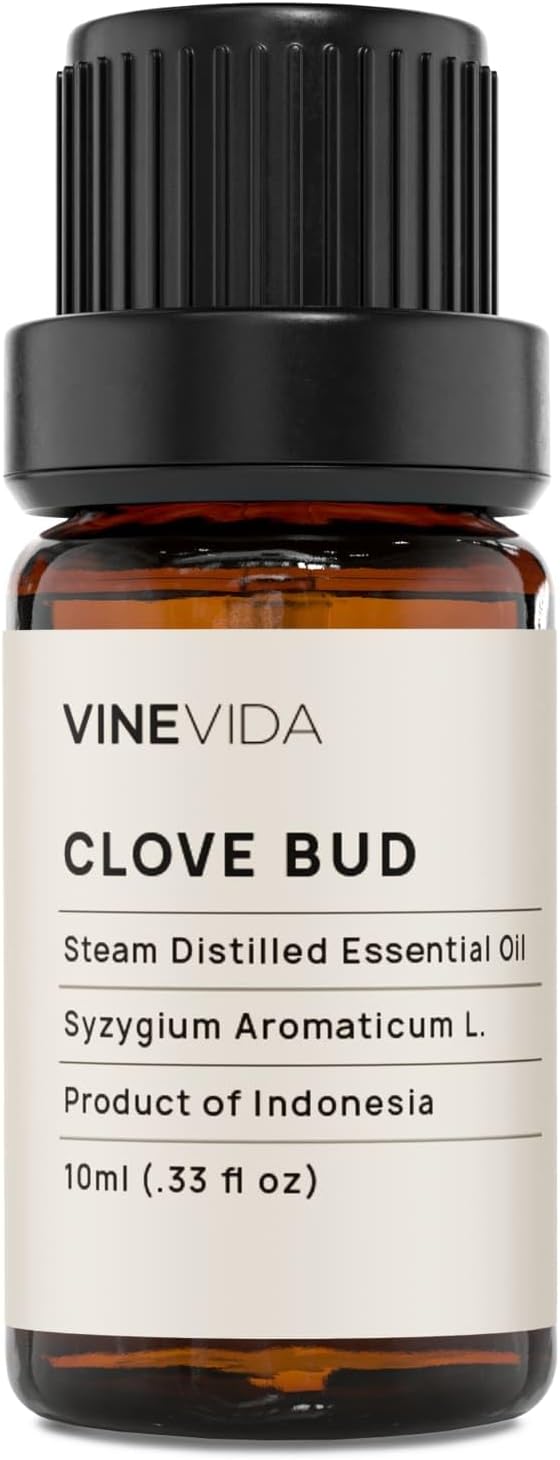 VINEVIDA Clove Essential Oil - Undiluted Clove Oil - Candle Scent - DIY Candle Scents - 10 mL for Candlemaking, Soap Making, Safe for Skin
