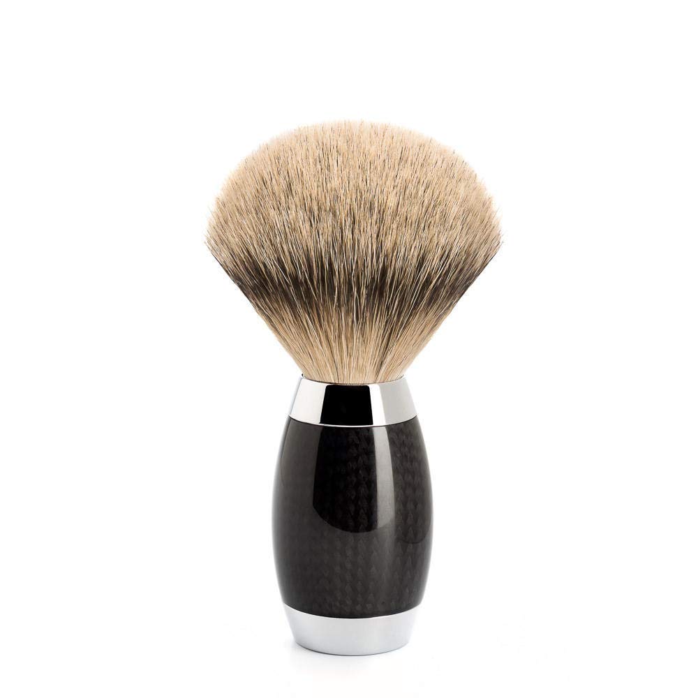 MÜHLE EDITION CARBON Silvertip Badger Shaving Brush
