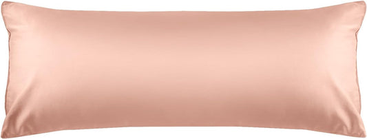 Warmstar Cotton Body Pillow Cover 1 Pack, 600 Thread Count Body Pillow case 20"x54", Long Body Pillow Case Cover Soft Breathable with Envelope Closure,Pink