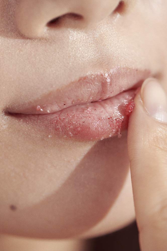 Henné Organics Lip Exfoliator - Natural and Organic Sugar Scrub - Lavender Mint