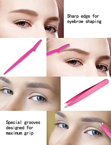 Hair Removal Spring, Kapmore Threading Hair Removal Removes Hair on The Upper Lip, Chin, Cheeks and Sideburns Including Facial Hair Epilator with Beauty Tweezers, Eyebrow Shaping Razor