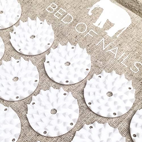 Bed of Nails Original Premium Comfortable ECO Acupressure Pillow Lumbar Cushion, 2142 Acupuncture Pressure Points for Neck Pain, Back Pain, Stress Relief with Drawstring Bag, 15x6x4