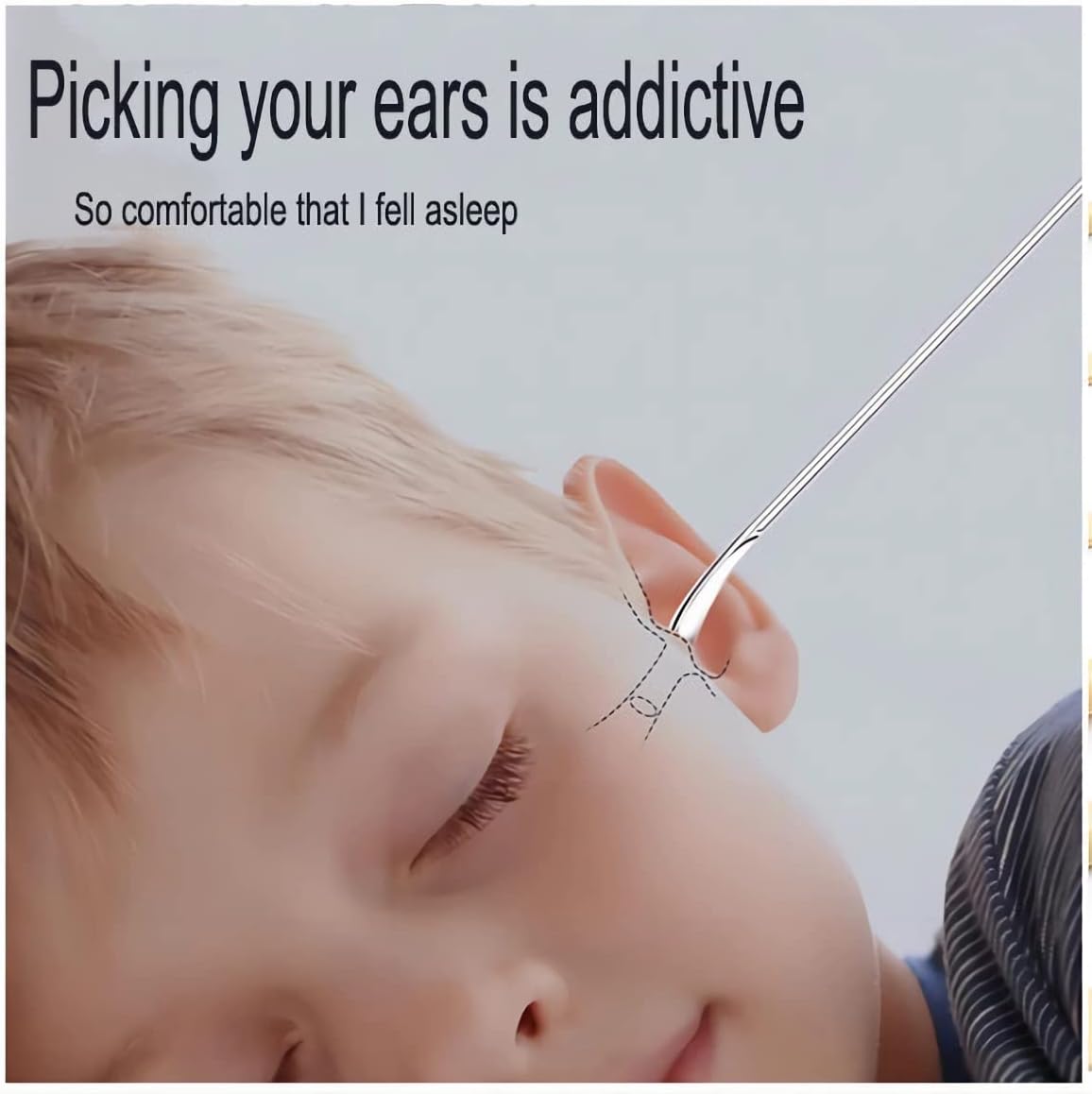 12 Pcs Ear Pick Earwax Removal Kit, Ear Cleaning Tool, Stainless Steel Earwax Removal Tool with Leather Storage Box (Blue&Green)