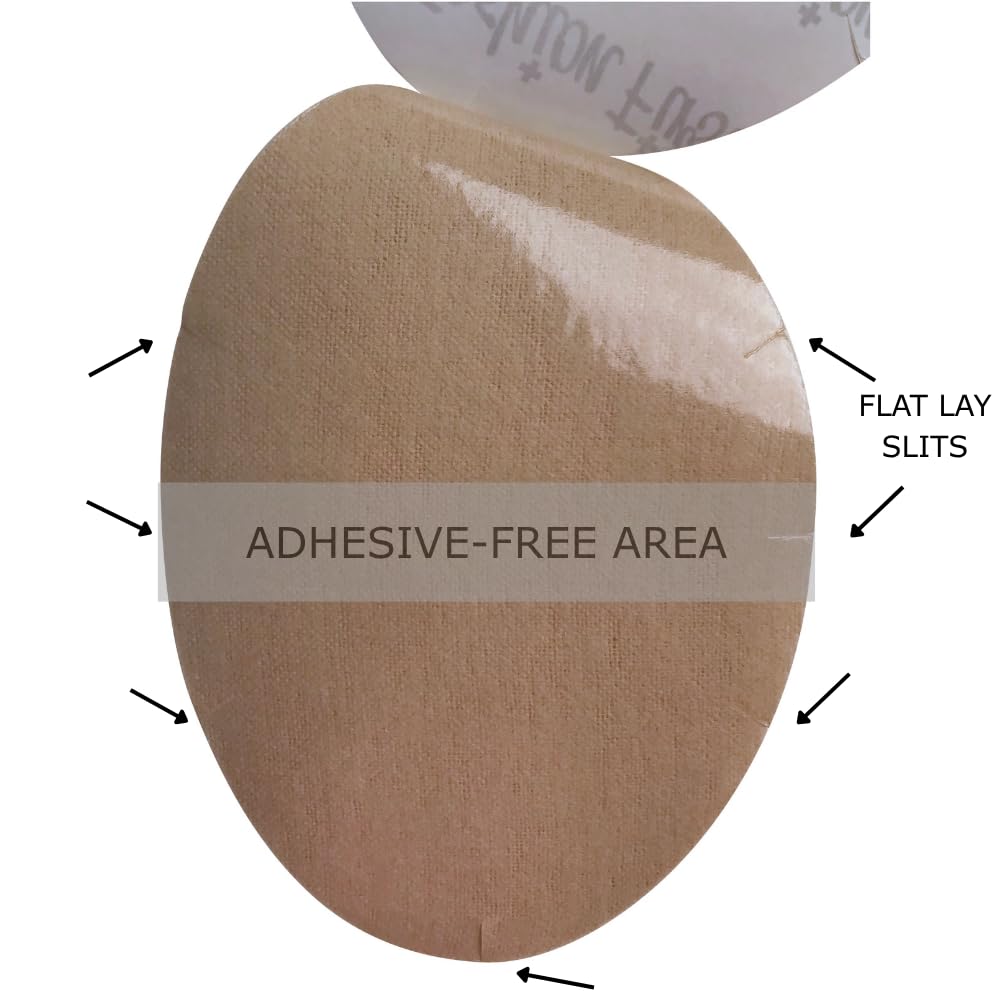 Garment Guard: The Original Disposable Adhesive COTTON Underarm Sweat Pads, Unisex to Prevent Armpit Stain (10 pairs, Beige)