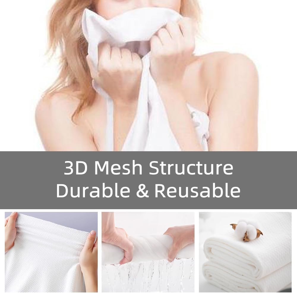 Reusable Travel Towel Compressed, Larger and Thicker Compressed Towel Tablets, Disposable Bath Towel for Camping Hiking Beach Swim(63x31 inch,6 Pack)