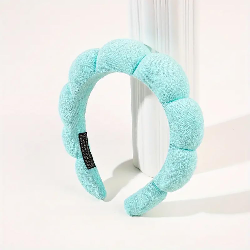 Spa Headbands - Terry Cloth Face Wash, Facial Makeup, Skincare and Mask Treatment Headbands