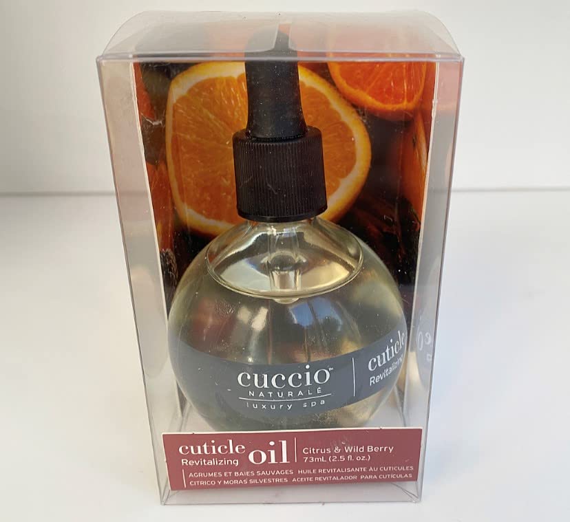 Cuccio Naturale Cuticle Oil - Revitalizing & Hydrating - Citrus Wild Berry - Paraben/Cruelty-Free - 2.5 oz