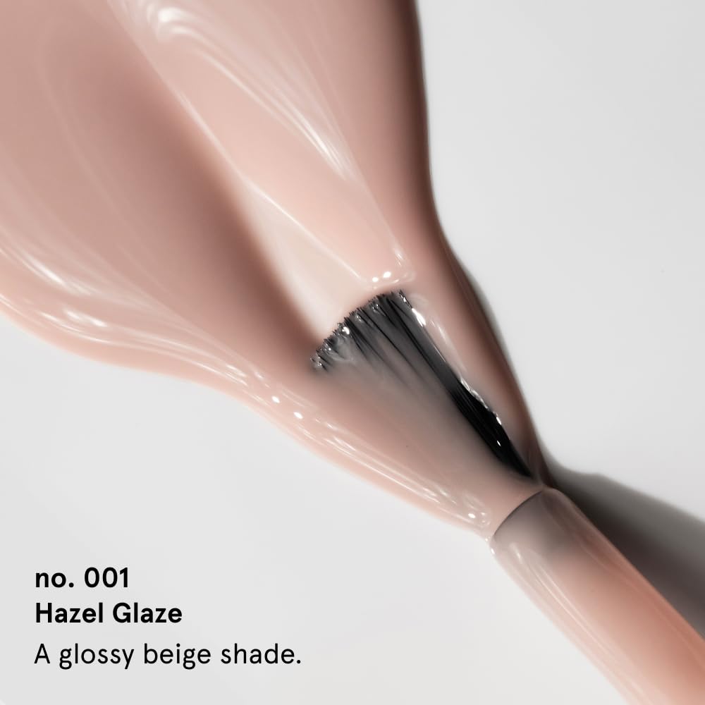 gitti Plant-based Nail Polish I Non-Toxic, 30-Free, Based On Natural Origin Ingredients, Cruelty-Free, Vegan, High Performance Colors, Glossy Finish, Shade no. 001 Hazel Glaze (0.5 fl oz)
