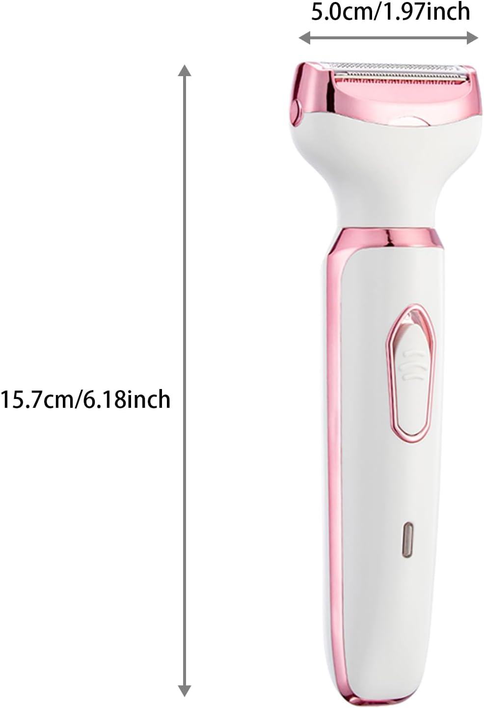 4-in-1 Electric Razor for Women - Rechargeable Painless Body & Facial Hair Remover, Bikini Trimmer for Legs, Underarm & Face, Portable Women's Shaver Set with Smooth Glide Technology