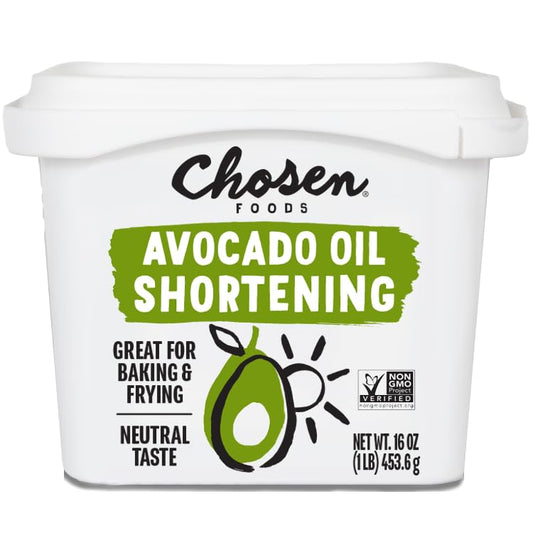 Chosen Foods Avocado Oil Shortening 16oz + Recipe eBook Bundle