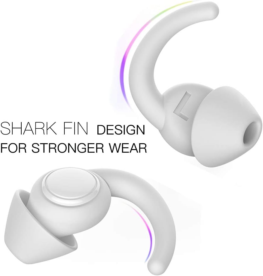 Ear Plugs for Sleeping, Noise Reduction Reusable Earplugs for Sleep, Hearing Protection Soft Comfy Silicone Ear Plugs for Concerts, Focus, Travel, Work, 33dB Noise Cancelling