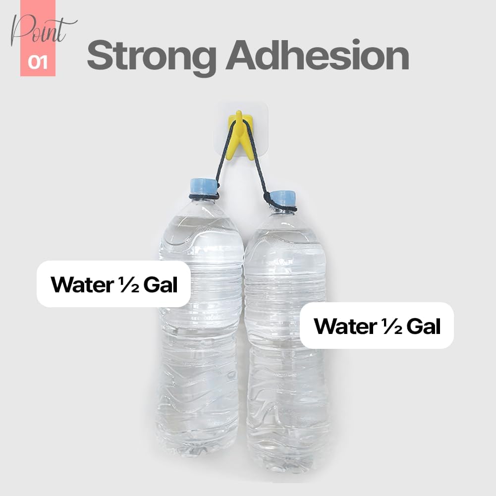 Silicone Wall Mounted Organizer - Made in Korea, BPA Free - Storage with Hook - Bathroom and Living Room, Remote Control & Shower Caddy (Heart Single(Navy), Poket Holder(Navy))