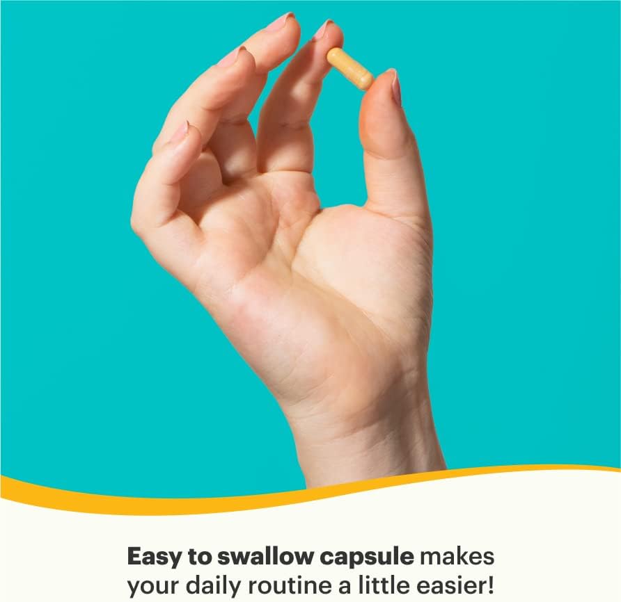 Because Bladder Relief Supplement with Pumpkin Seed Extract - 60 Capsules (1 Bottle) - Helps Reduce Urgency & Frequency, Supports Strong Pelvic Floor Muscles, Vegan & Non-GMO, Made in The USA