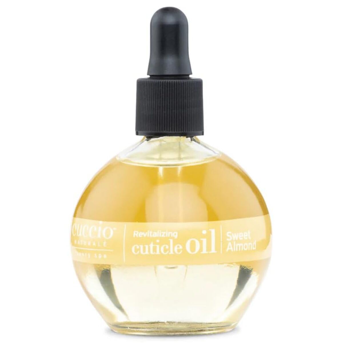 Cuccio Naturale Revitalizing Cuticle Oil - Hydrating Oil For Repaired Cuticles Overnight - Remedy For Damaged Skin And Thin Nails - Paraben/ Cruelty-Free Formula - Sweet Almond - 2.5 Oz