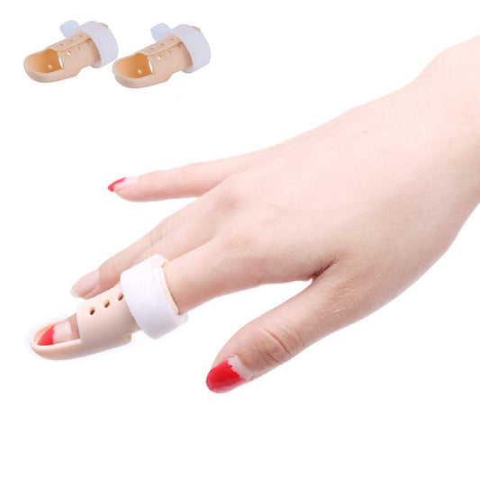 Thinvik [2 Piece] Plastic Mallet Dip Finger Support Brace Splint Joint Protection Injury - Knuckle 48-53mm