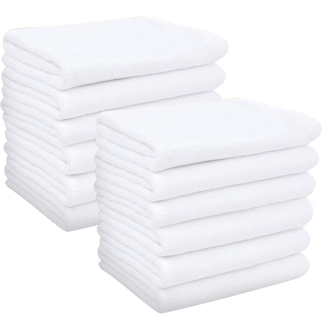 VORLAN Microfiber Facial Cloths Fast Drying Washcloth Absorbent Face Wash Cloth Soft Makeup Remover Cloths 12inch x 12inch