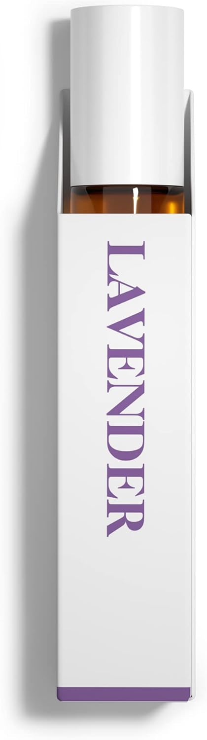 Benatu Lavender Essential Oil Roll On, Pre-Diluted Natural Aromatherapy Blend Travel Size Roller for Skin Care, Hair, Body Topical Massage - Soothe, Calm, Relax 10ml