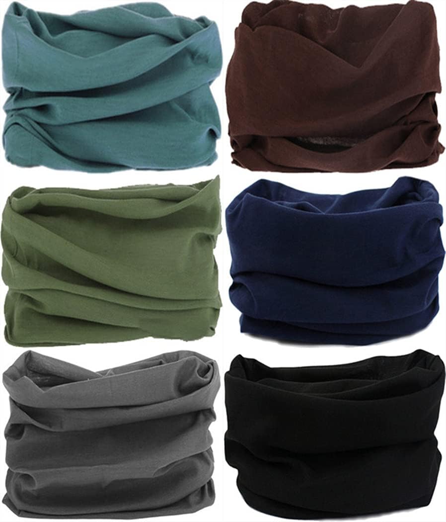 Headband Neck Gaiter Head Wrap Headwear Face Mask Magic Scarf Bandana for Men and Women