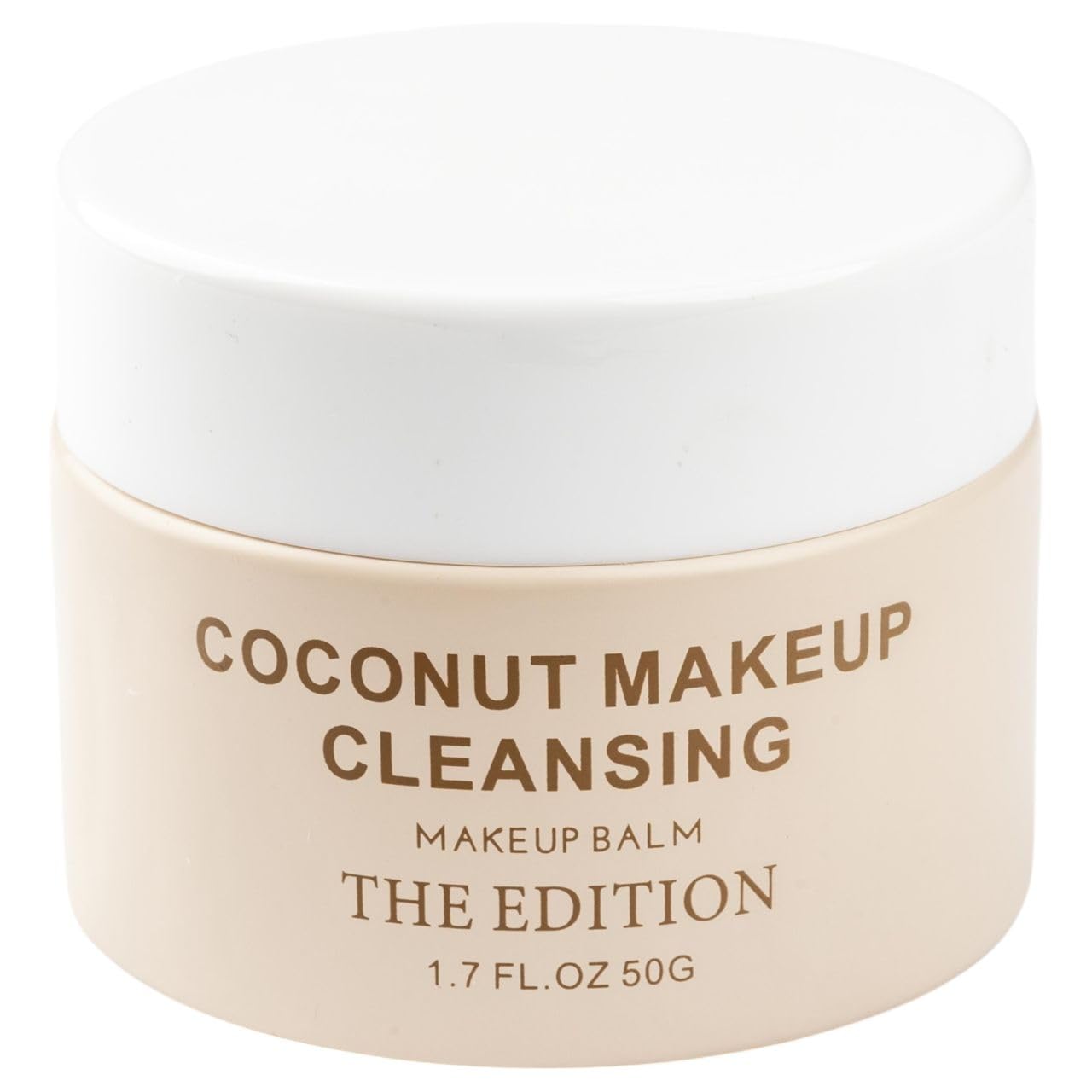 The Edition Coconut Balm Makeup Remover & Cleansing Balm – Gentle Face & Eye Makeup Cleanser for Waterproof Makeup, Hydrating Skincare for All Skin Types, 50g