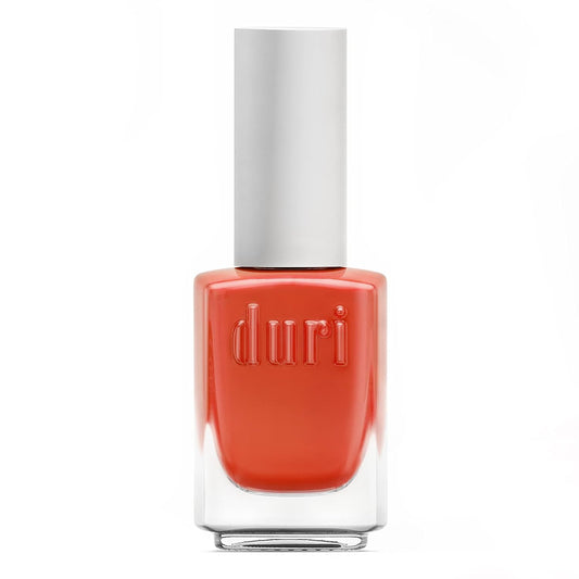 duri 90 Tangerine Peel Nail Polish, Orange Color, Glossy Finish, Full Coverage Finish, Lasting, Quick Dryng, 0.45 Fl Oz