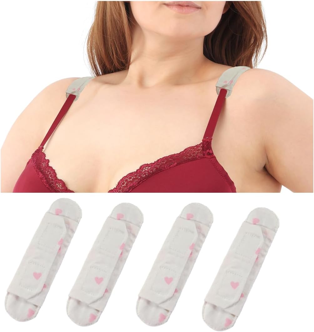 4 bra shoulder strap pads Shoulder pain relief pads for bra shoulder strap cushioning Shoulder pads (love)
