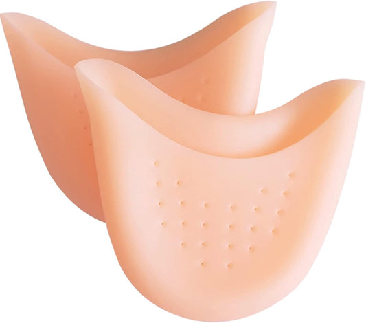 DANCEYOU Dance Toe Pads Gel Toe Covers Ballet Pointe Shoes High Heels Toe Caps for Women Girls 1 Average Size