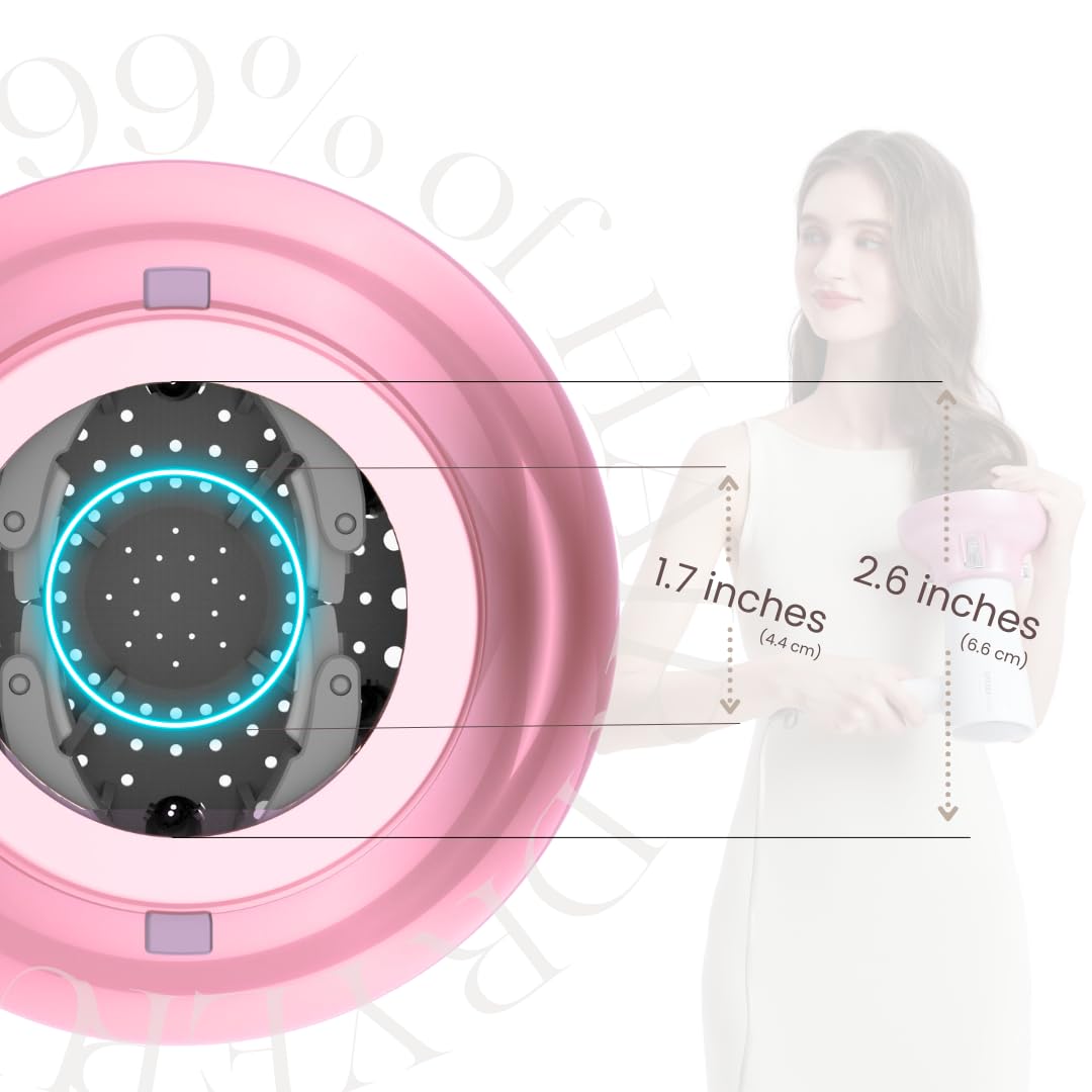 Universal Hair Diffuser “Super Sturdy” 1.7 Inch to 2.6 Inch for Natural Curly and Wavy Hair, Hair Dryer Attachment (Black 2 Aroma Upgrade)